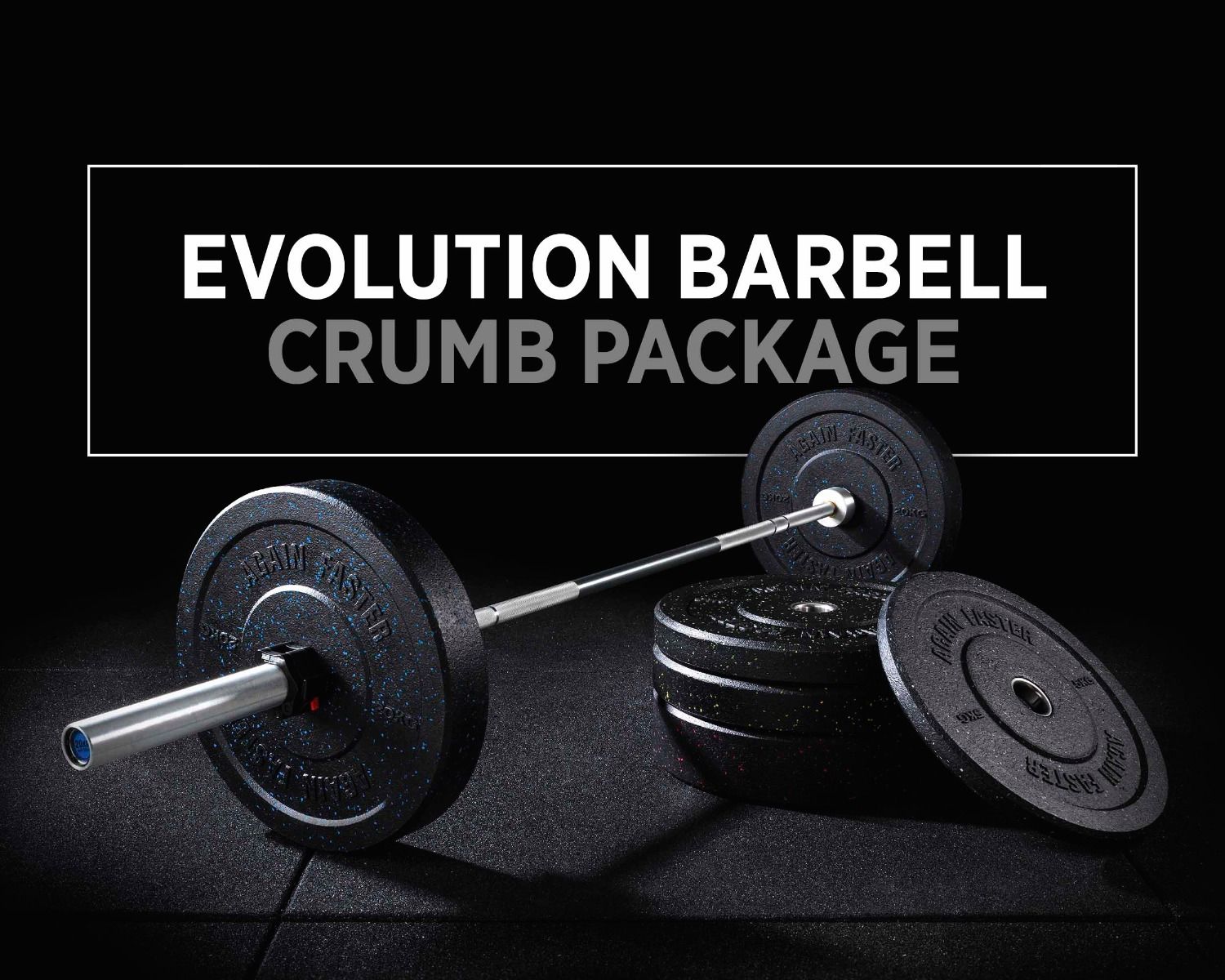Again Faster UK Evolution Barbell & Crumb Bumper Package Model reference · choose options at retailer