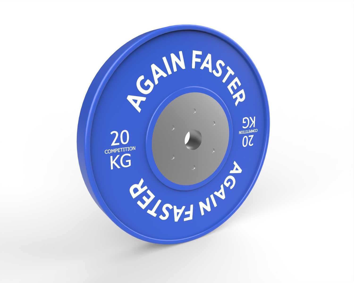 Again Faster Competition Bumper Plates pair 20KG