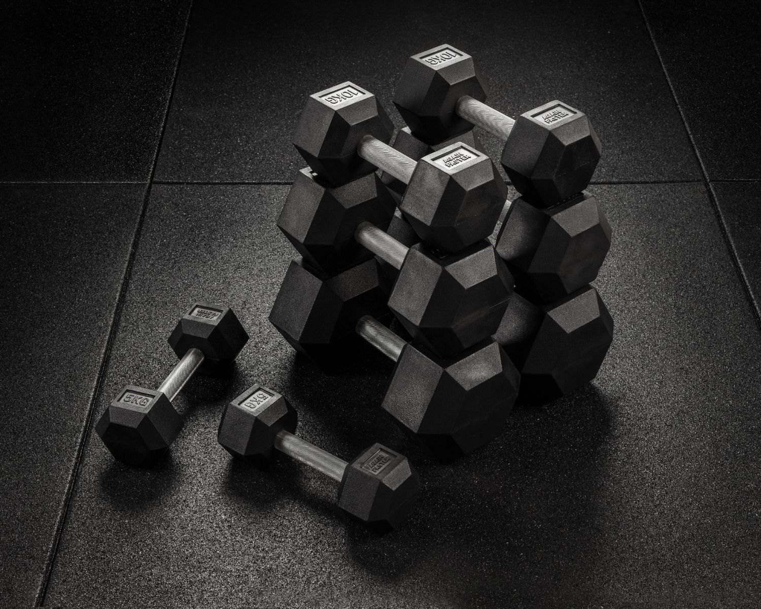 Again Faster Hex Dumbbells Rubber Coated Model reference · choose options at retailer