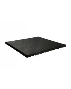 Again Faster® 1m x 1m x 43mm Rubber Gym Flooring High Impact Tile