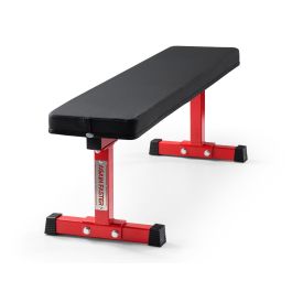 Again Faster® Team Flat Bench - Red