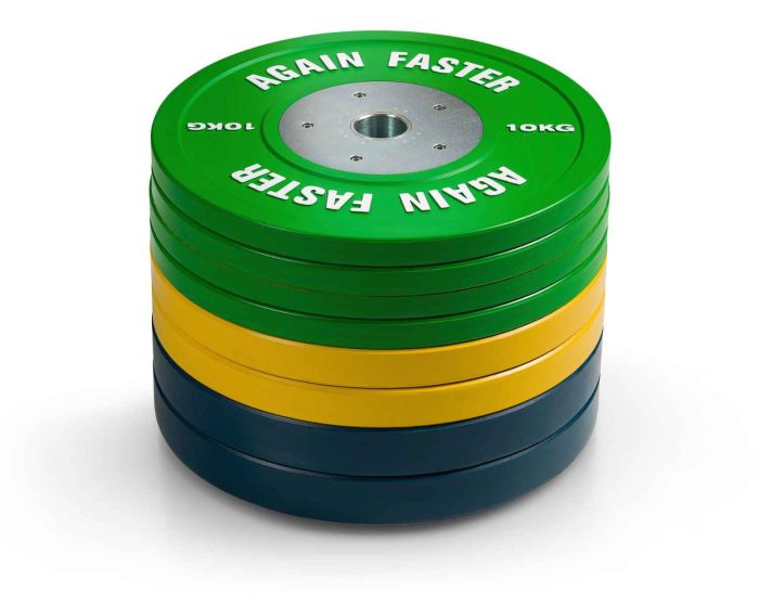 110kg Competition Bumper Plate Package