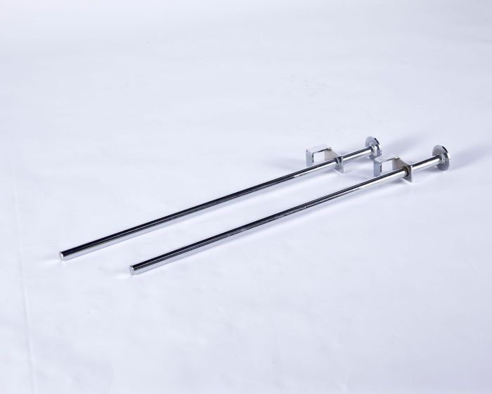 Evolution Power Rack Metal Safeties - full view Evolution Power Rack Metal Safeties - full view