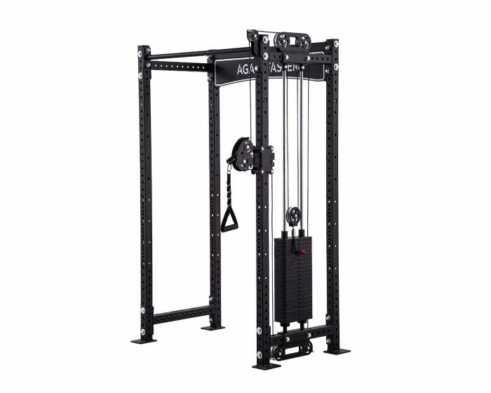 Folding Power Rack Titan Slim Rack Wall Mount Start Profile