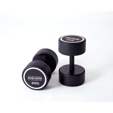 Again Faster Rubber Coated Round Dumbbells